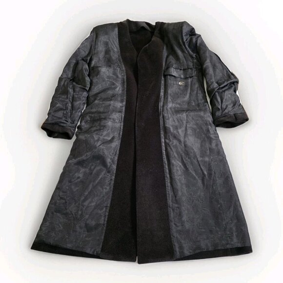 Just Cavalli Coat Men's IT 48 /US XXL Multicolor Fibers 3B Single Vent FLAWS - Picture 11 of 16